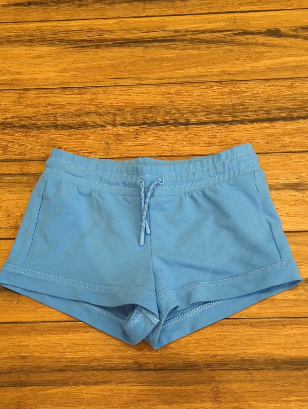 Athleta Girl Sky Blue Drawstring Athletic Shorts